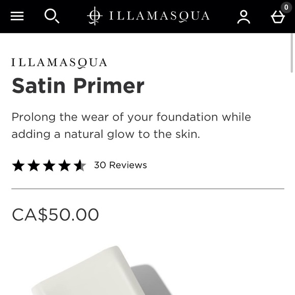 NIB ILLAMASQUA Satin Primer Dewy Skin Full Size - Picture 3 of 3